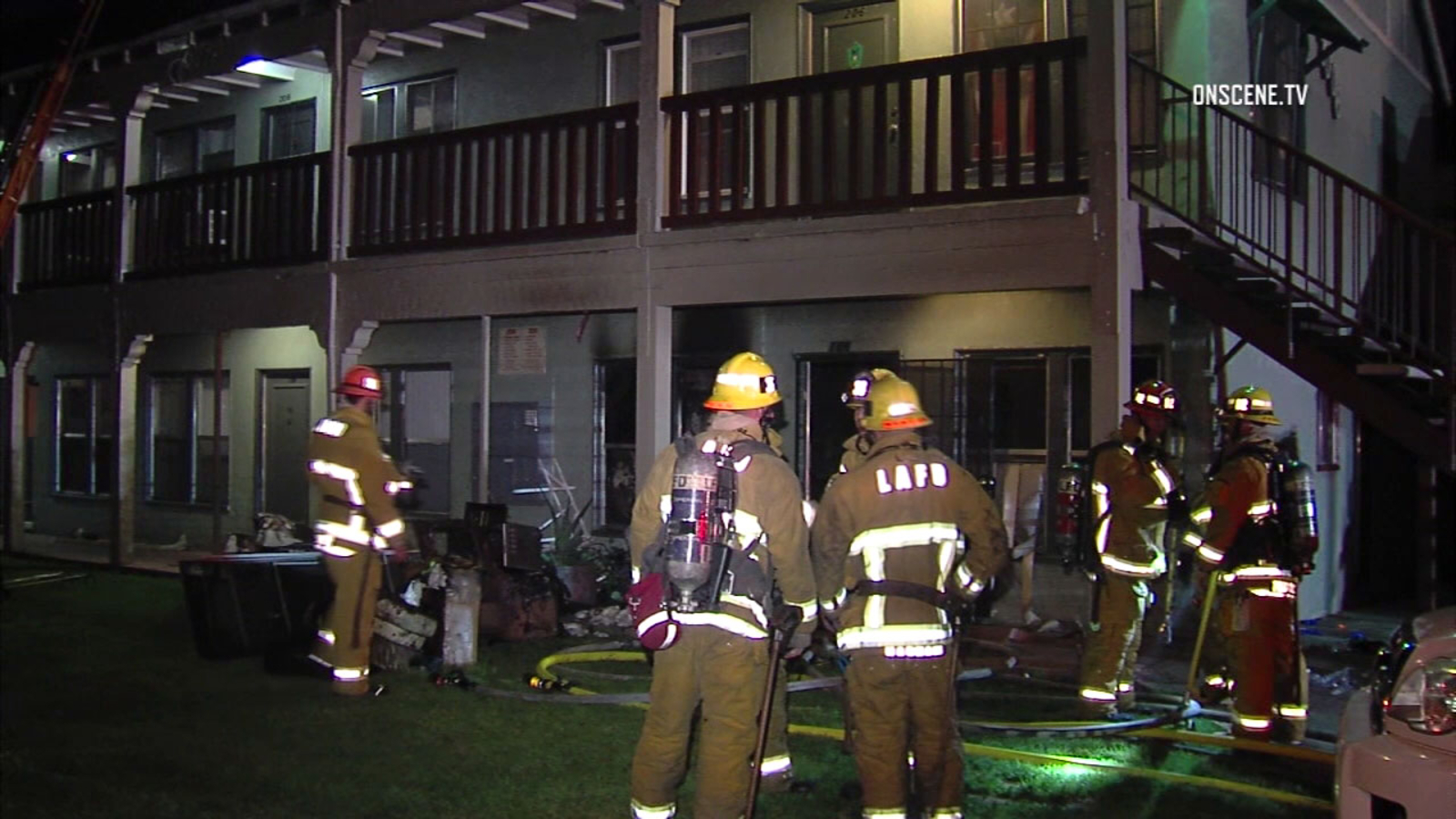 Elderly woman dies in Hollywood apartment fire - ABC7 Los Angeles