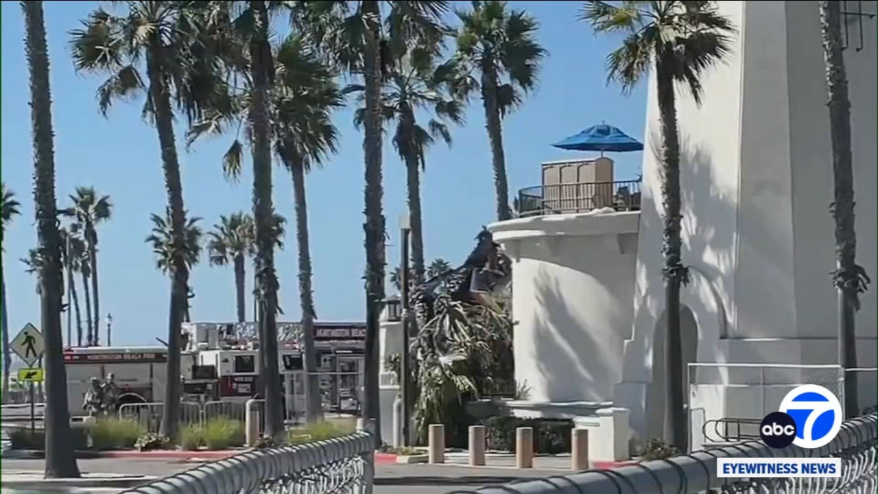 5 people injured after helicopter crashes in Huntington Beach