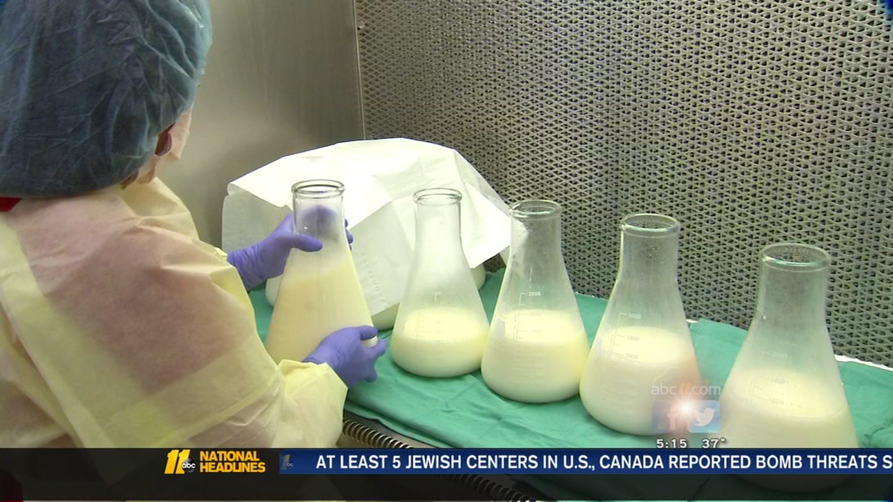 Shared milk for babies undergoes strict testing