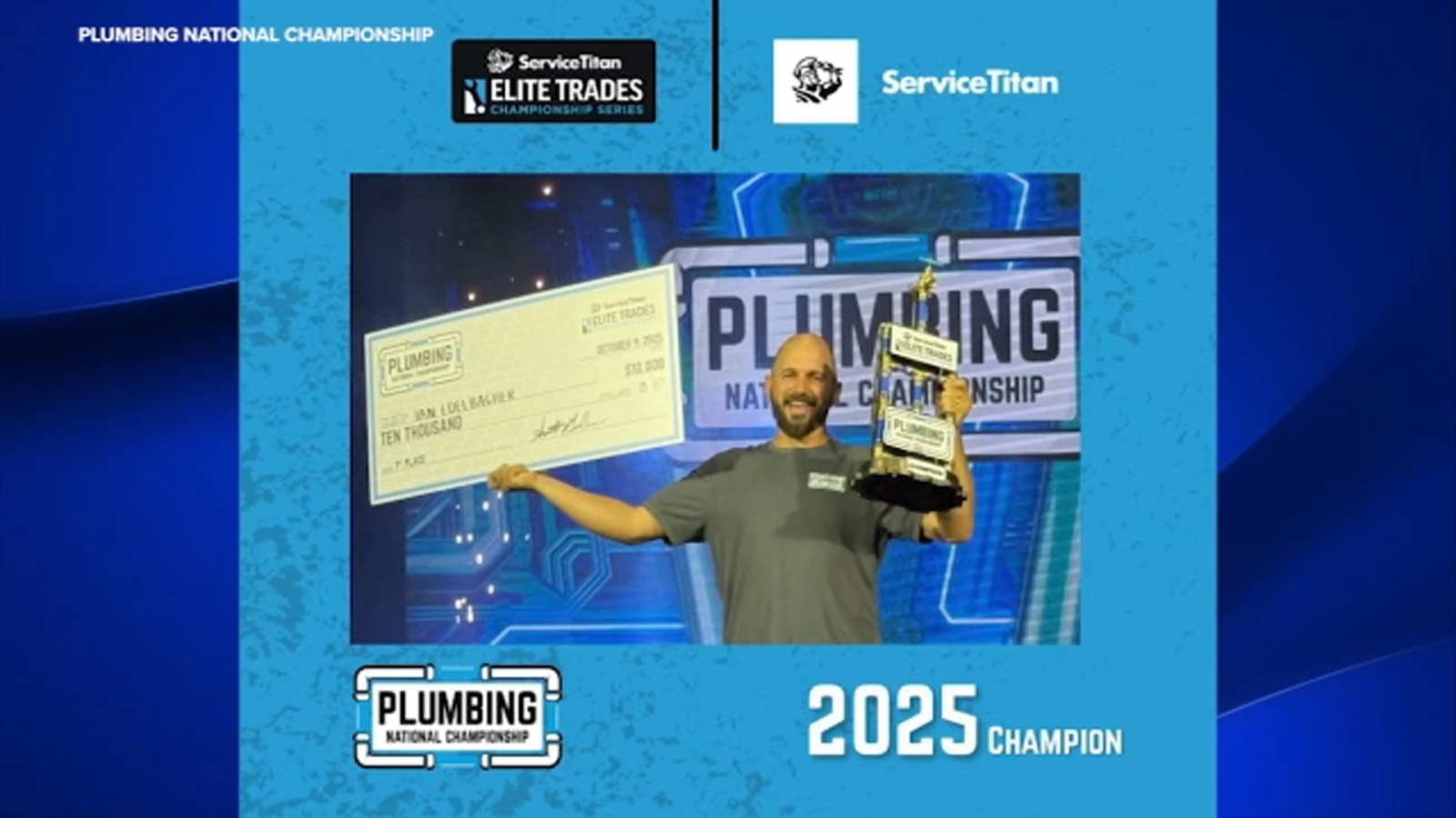 Central Valley plumber claims top spot at national competition