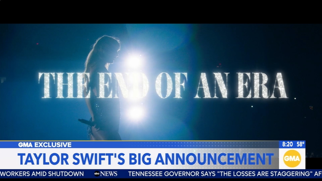 Taylor Swift Eras Tour docuseries coming to Disney+