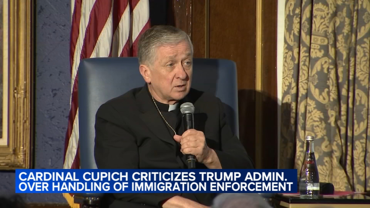 Cupich criticizes Trump administration's immigration crackdown tactics