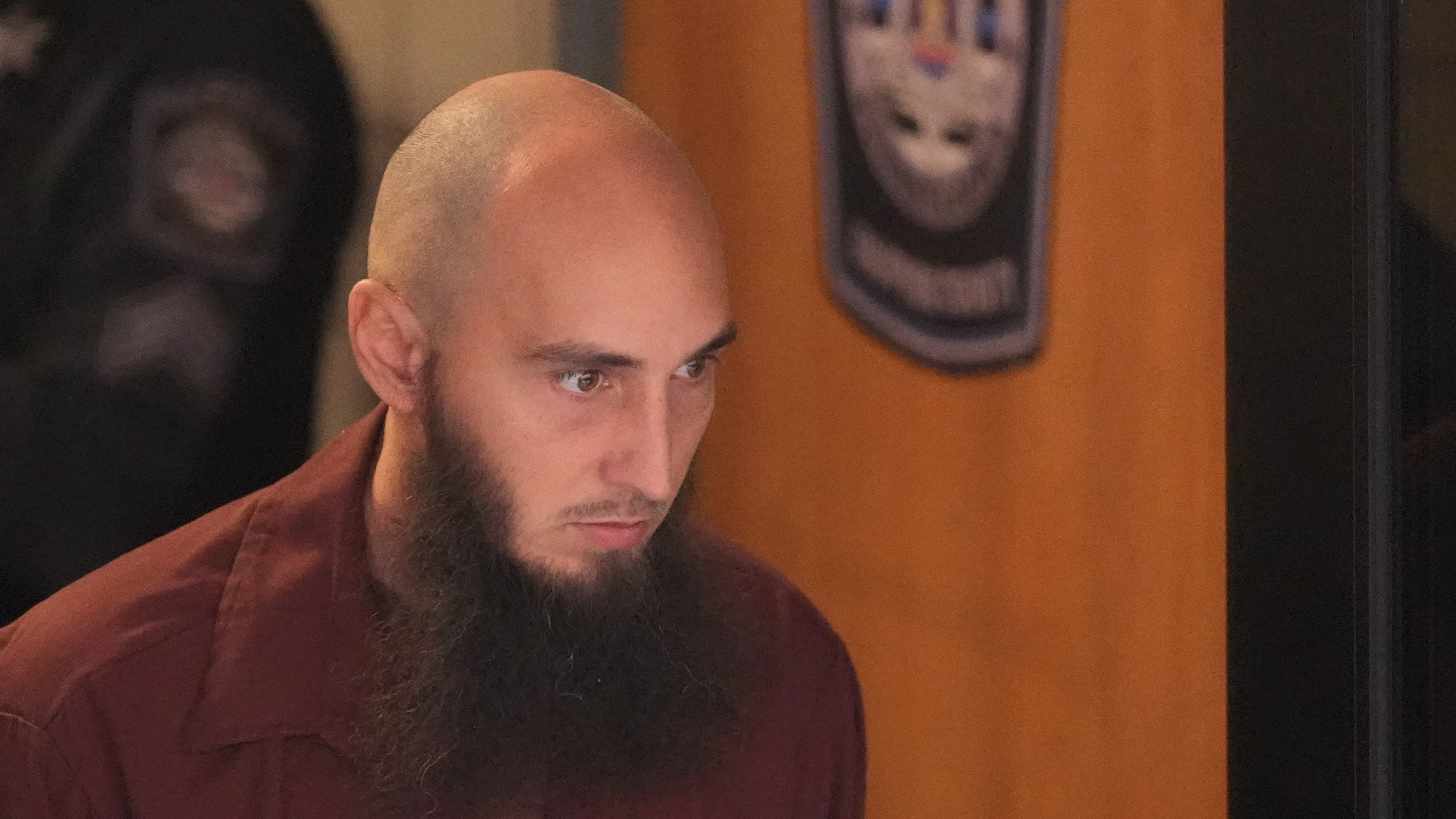 Cody Balmer, accused of setting a fire at Pennsylvania Gov. Josh Shapiro's official residence, leaves Dauphin County Courthouse on Tuesday, Oct. 14, 2025 in Harrisburg, Pa.