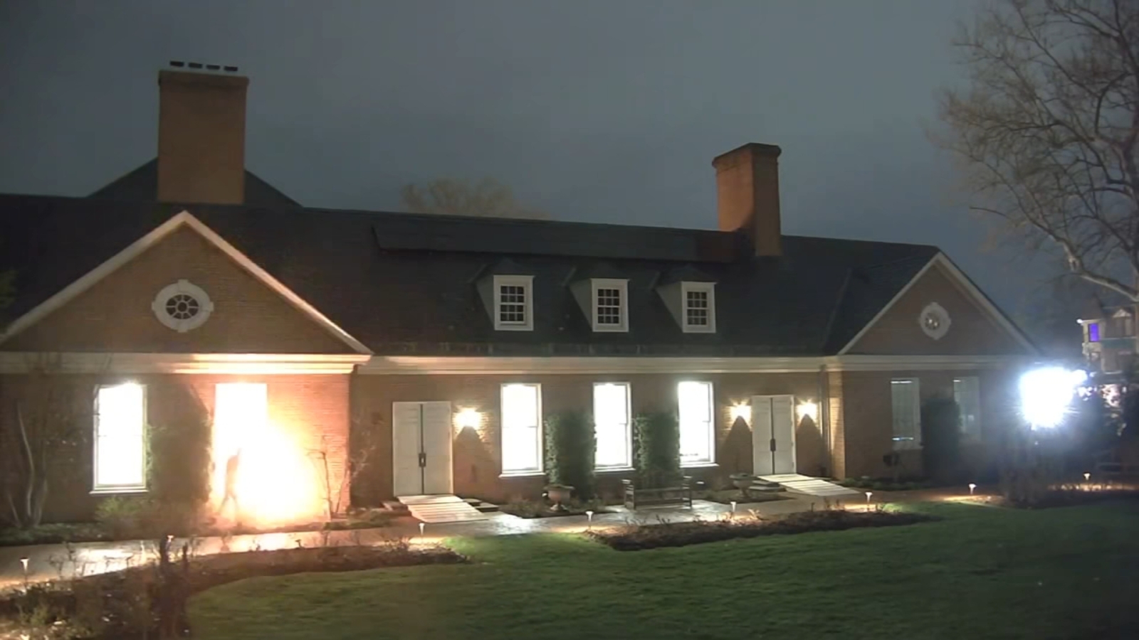 Newly released video shows moment man firebombs Pennsylvania governor's residence