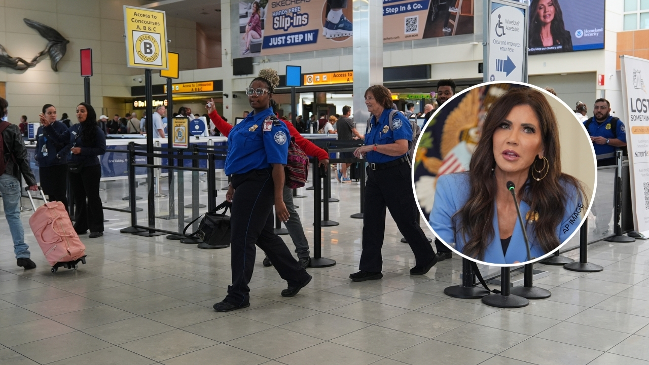 Some airports refuse to play Noem video on shutdown impact