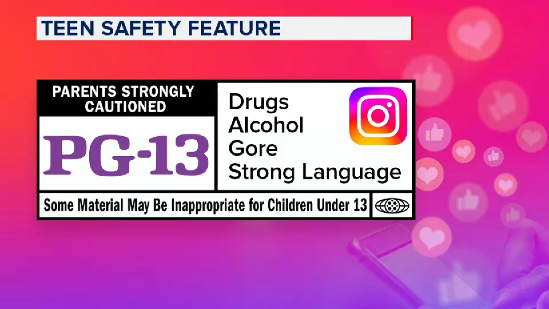 Instagram reveals PG-13 content standards for teens