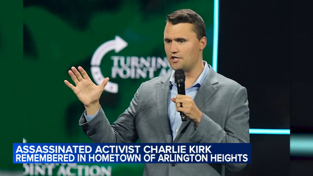 Charlie Kirk remembered with day-long vigil in north suburban hometown