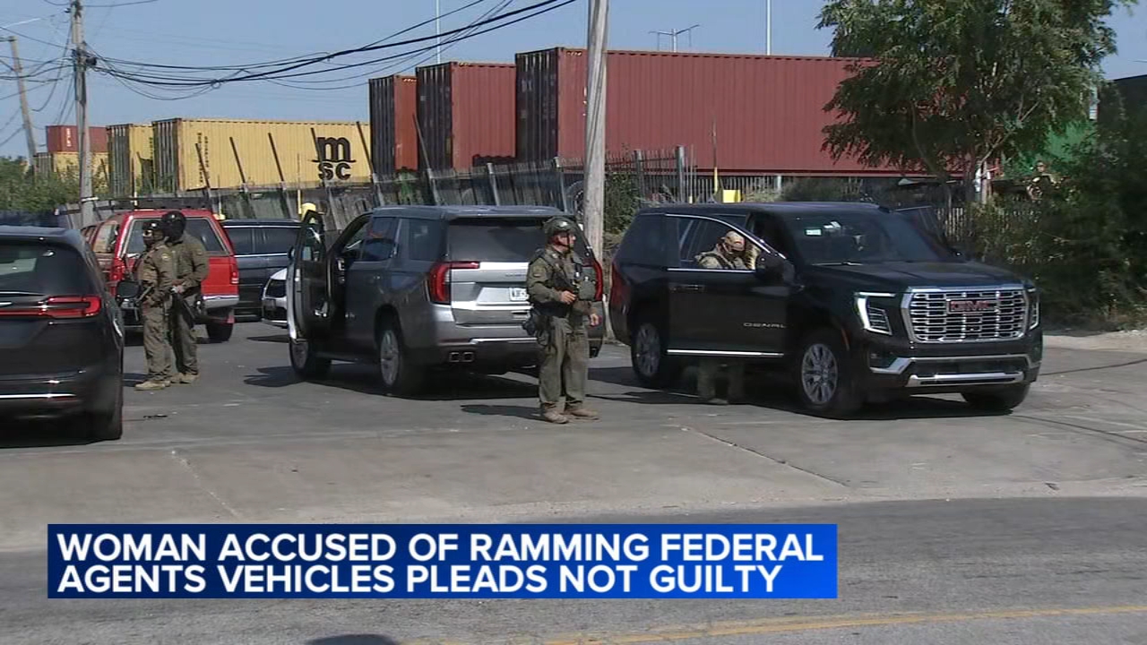 Woman shot by feds in alleged car ramming pleads not guilty