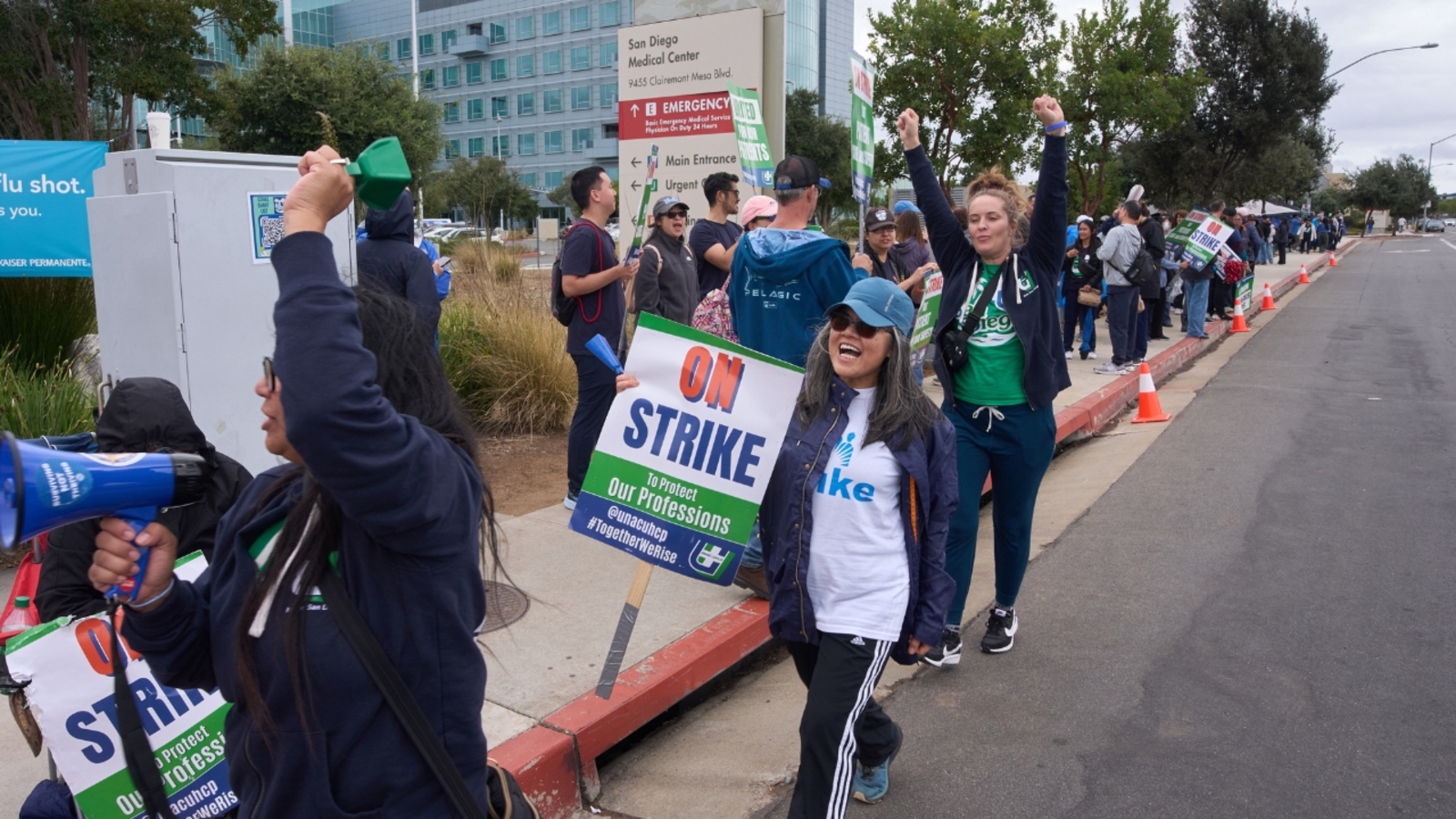 31,000 Kaiser Permanente nurses and other health care workers strike for better wages and staffing