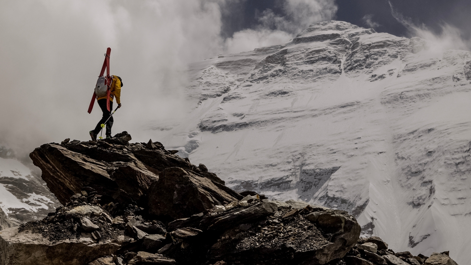 Bay Area native becomes 1st person to ski down Everest's most challenging line
