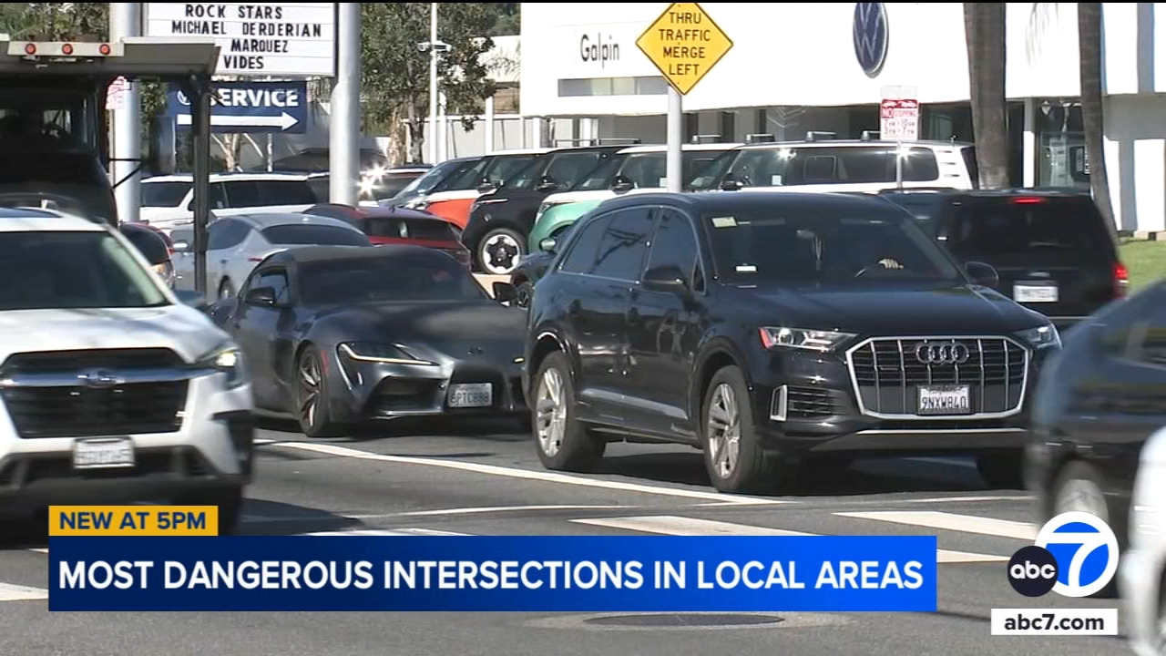New data shows 50 most dangerous intersections in LA