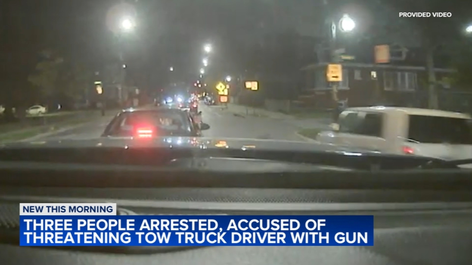 3 in custody after tow truck driver chased, has gun pointed at him in ...