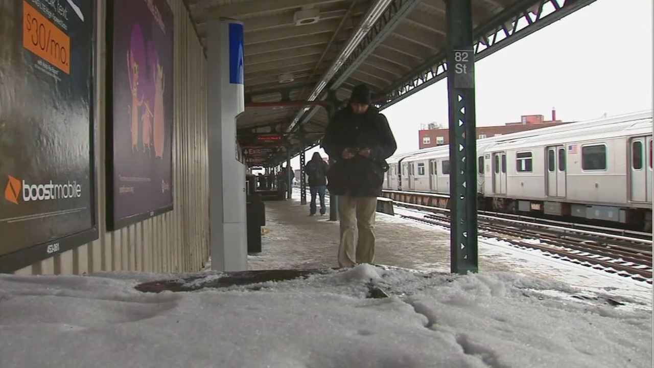 Commute at your own risk! Some platforms an icy mess