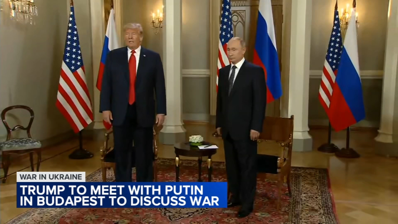 Trump says he'll meet with Putin in Hungary