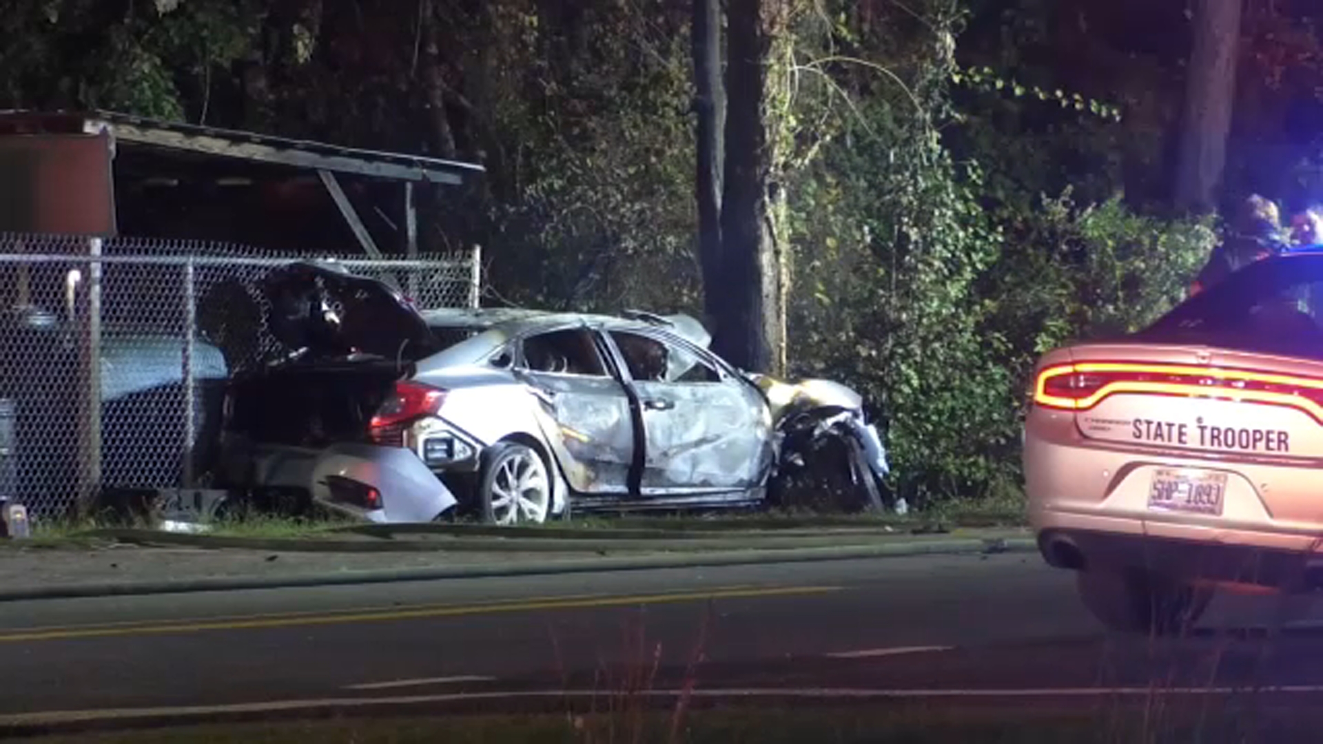 Fiery crash leaves 1 dead in Cumberland County