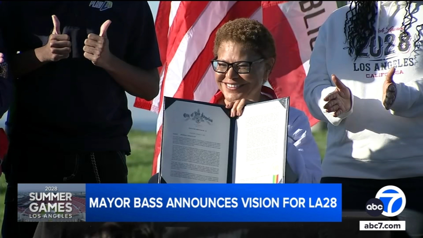 Myvision Example Los Angeles Mayor Karen Bass announces 'Games for All' vision plan for ...