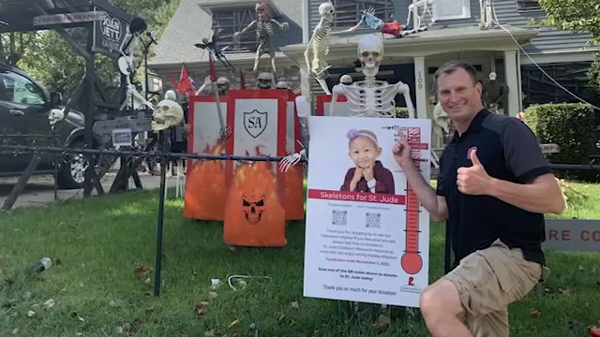 Holly Springs family's Halloween display nears $1 million for St. Jude