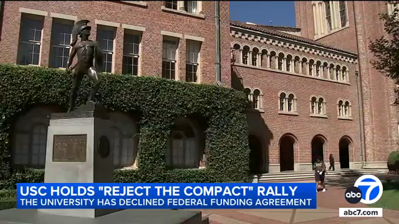 USC rejects Trump's federal funding deal with attached demands