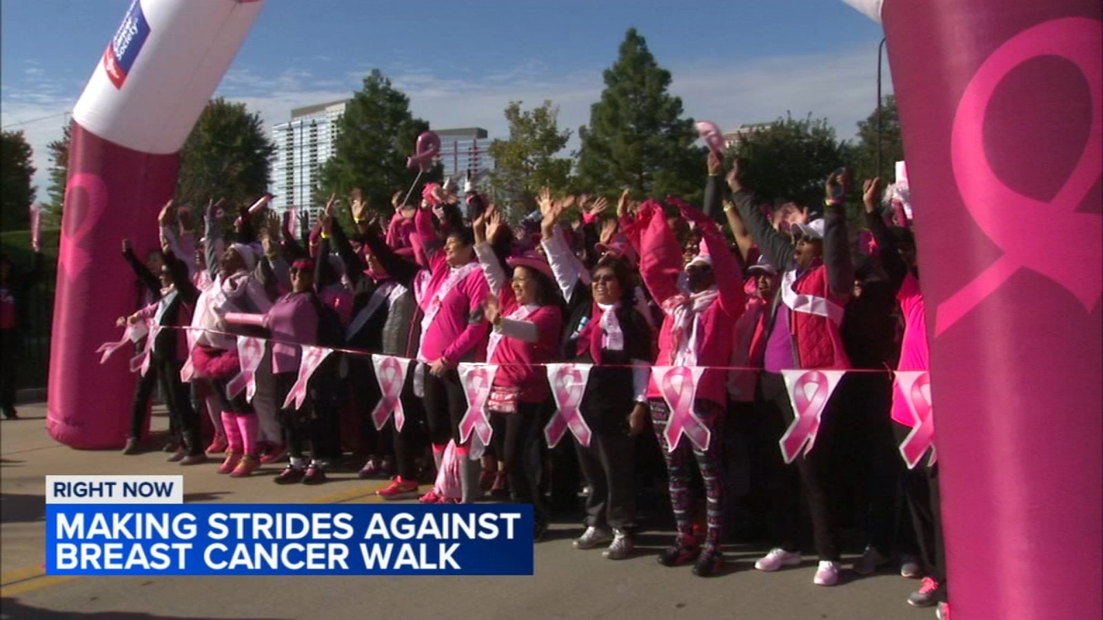 Thousands participate in Making Strides Against Breast Cancer Walk at ...