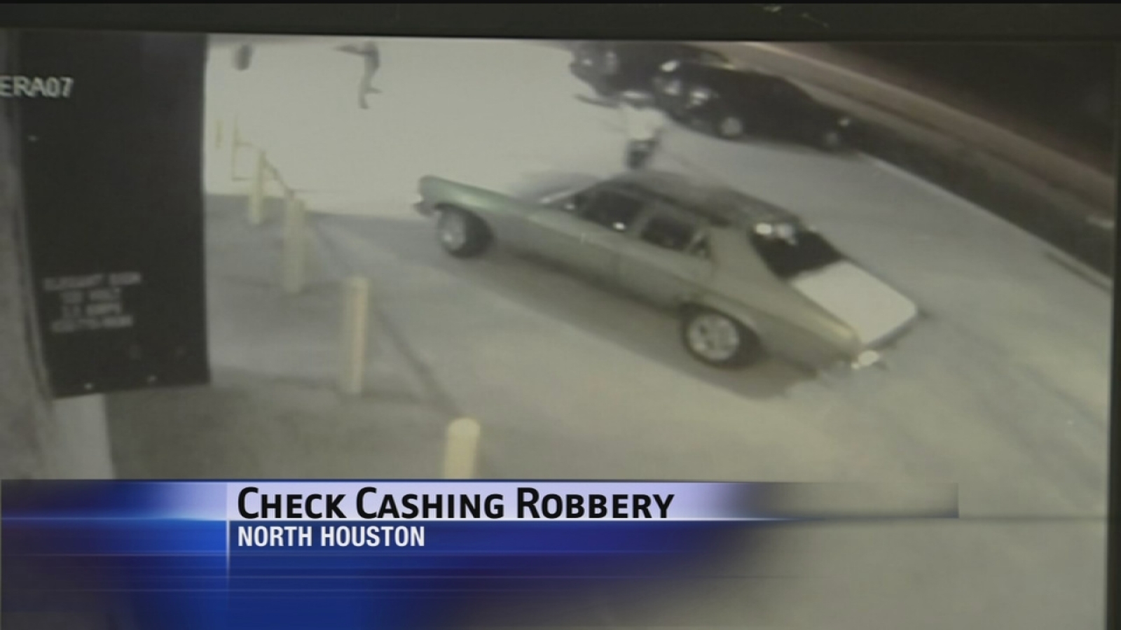 Check cashing robbery caught on camera in north Houston ABC13 Houston