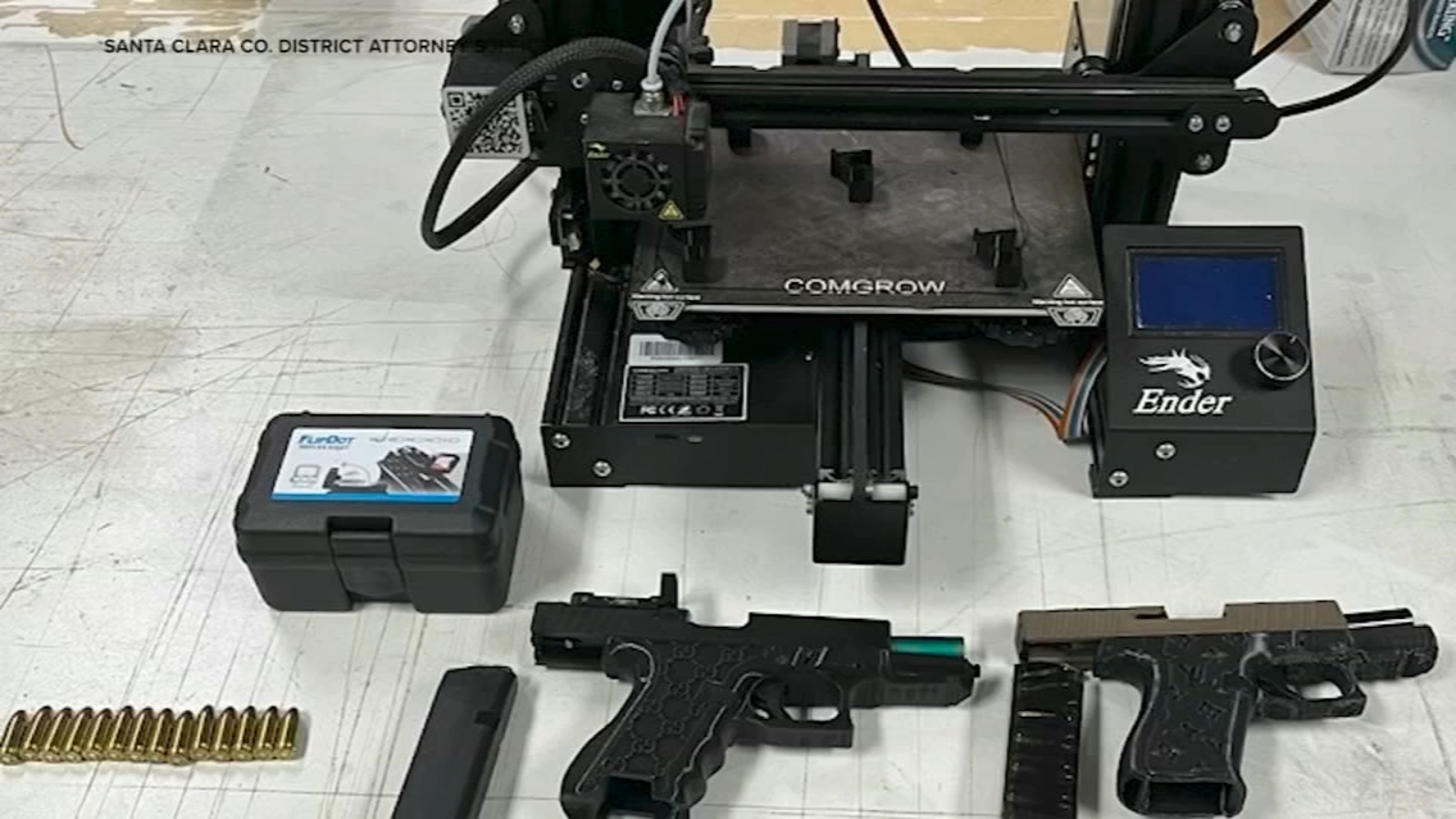 Santa Clara Co. DA gun task force dismantles 'ghost gun factory' in Campbell