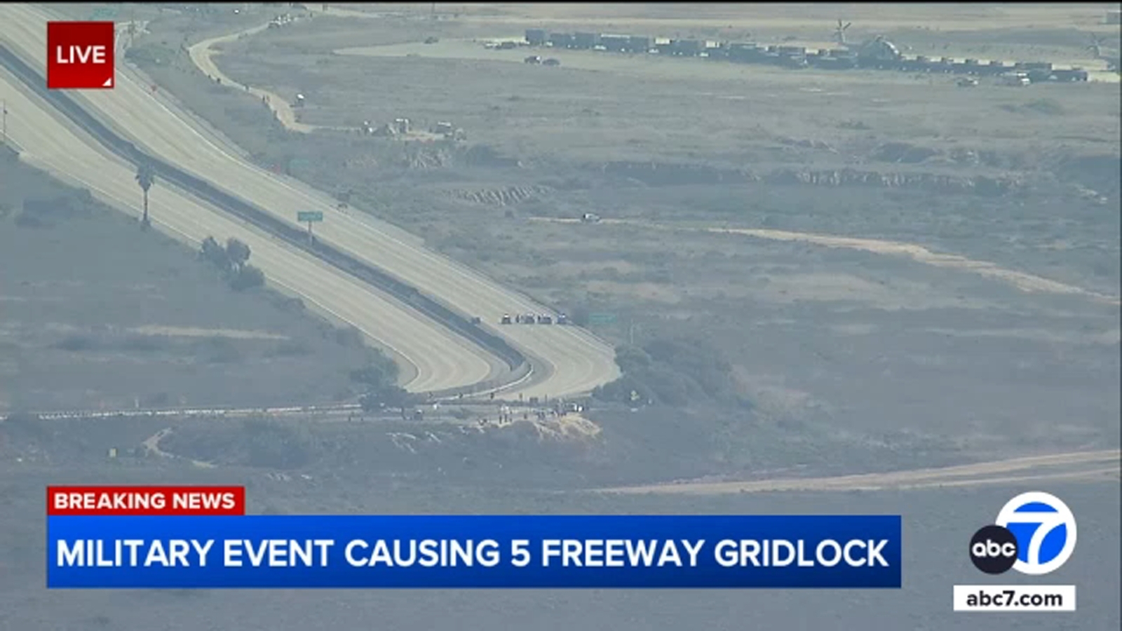 I-5 Freeway Temporarily Closed for Marine Corps Live-Fire Event at Camp Pendleton