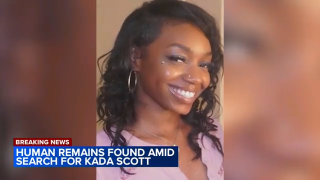 Human remains found behind abandoned school amid search for Kada Scott