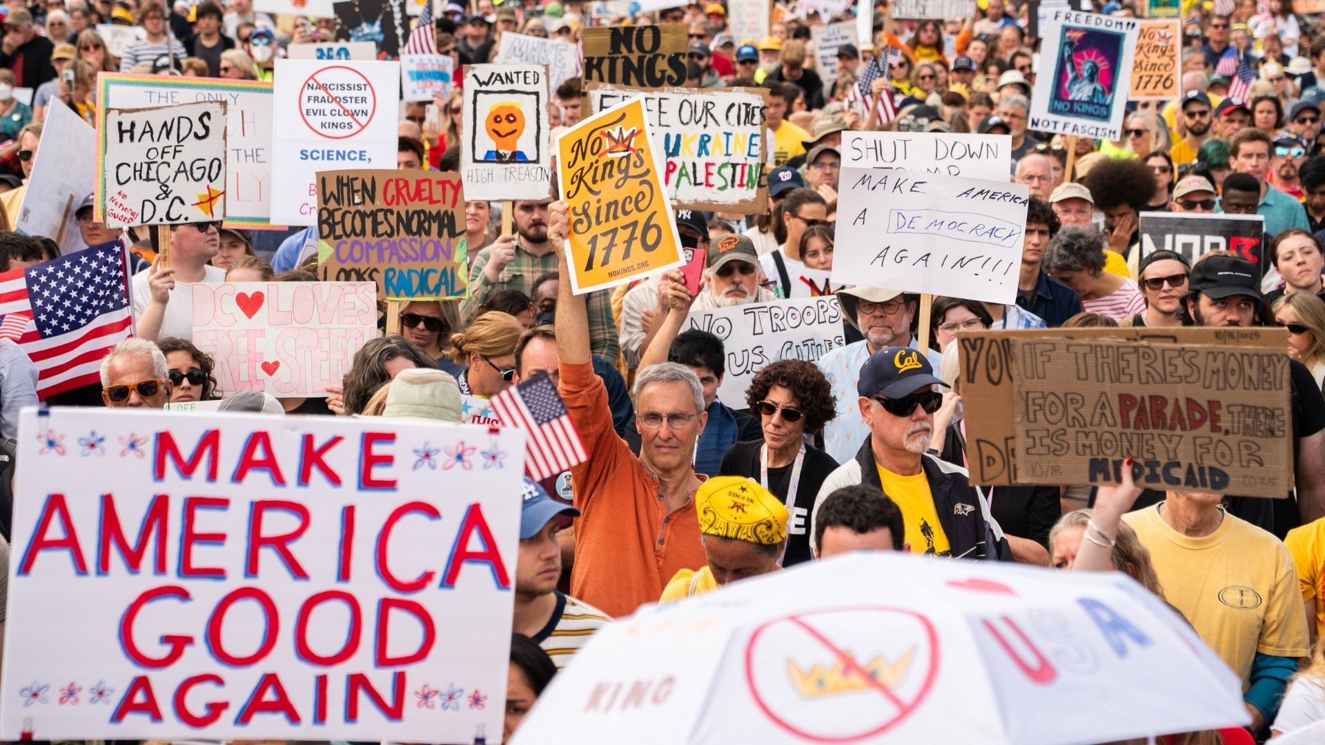 No Kings' protests against Pres. Donald Trump bring a street party vibe to cities nationwide - ABC7 Los Angeles