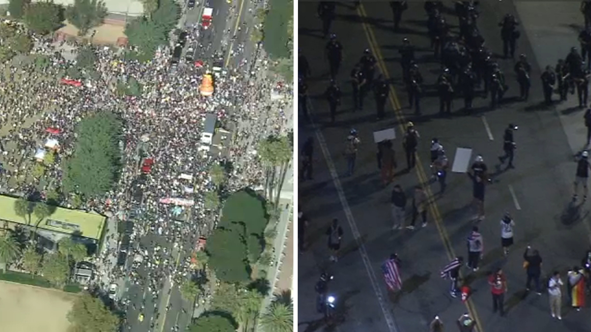 Dispersal orders issued hours after 'No Kings' protest in DTLA