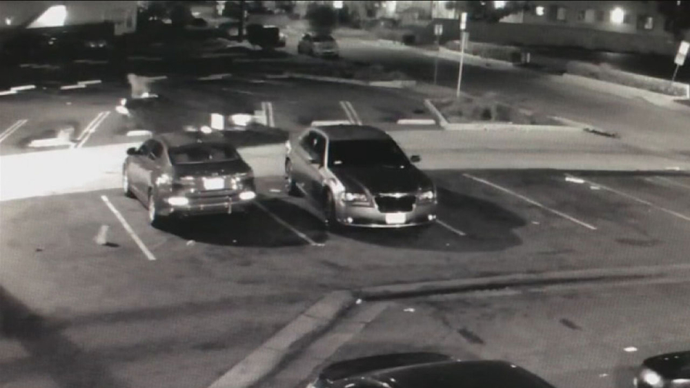 Robbery suspect shoots self in head as car hits him