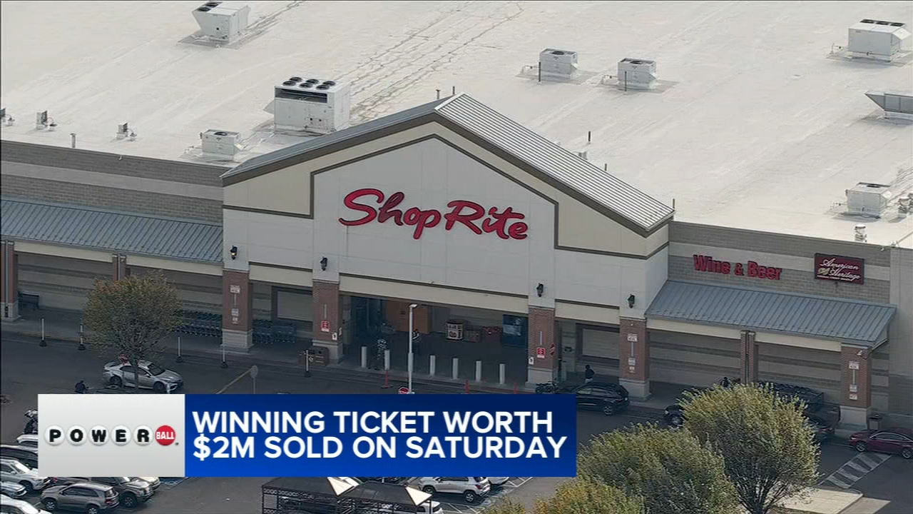 Winning Powerball ticket worth $2M sold at East Falls ShopRite