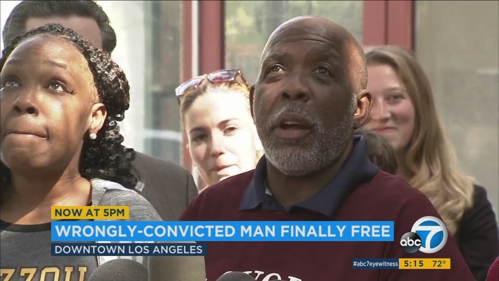 Man released from LA jail after more than 3 decades