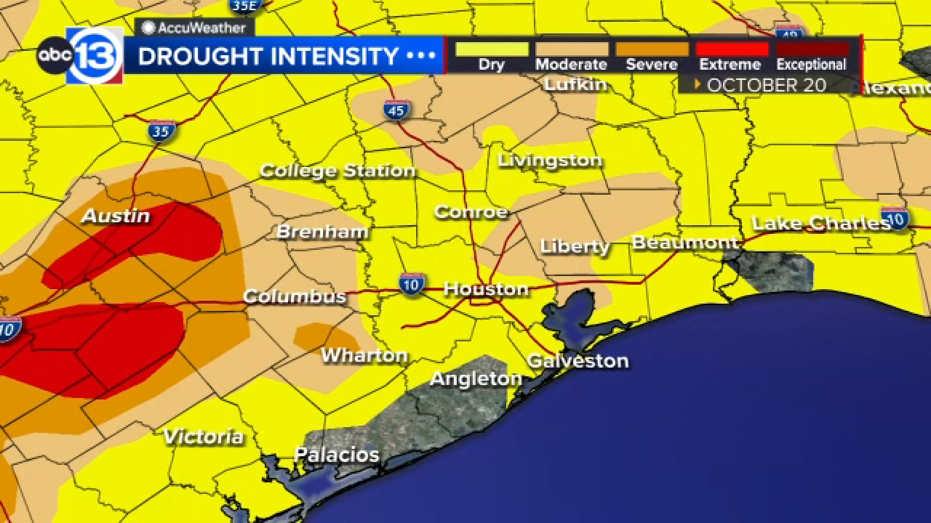 'Hot-tober' in Houston could extend drought conditions into November