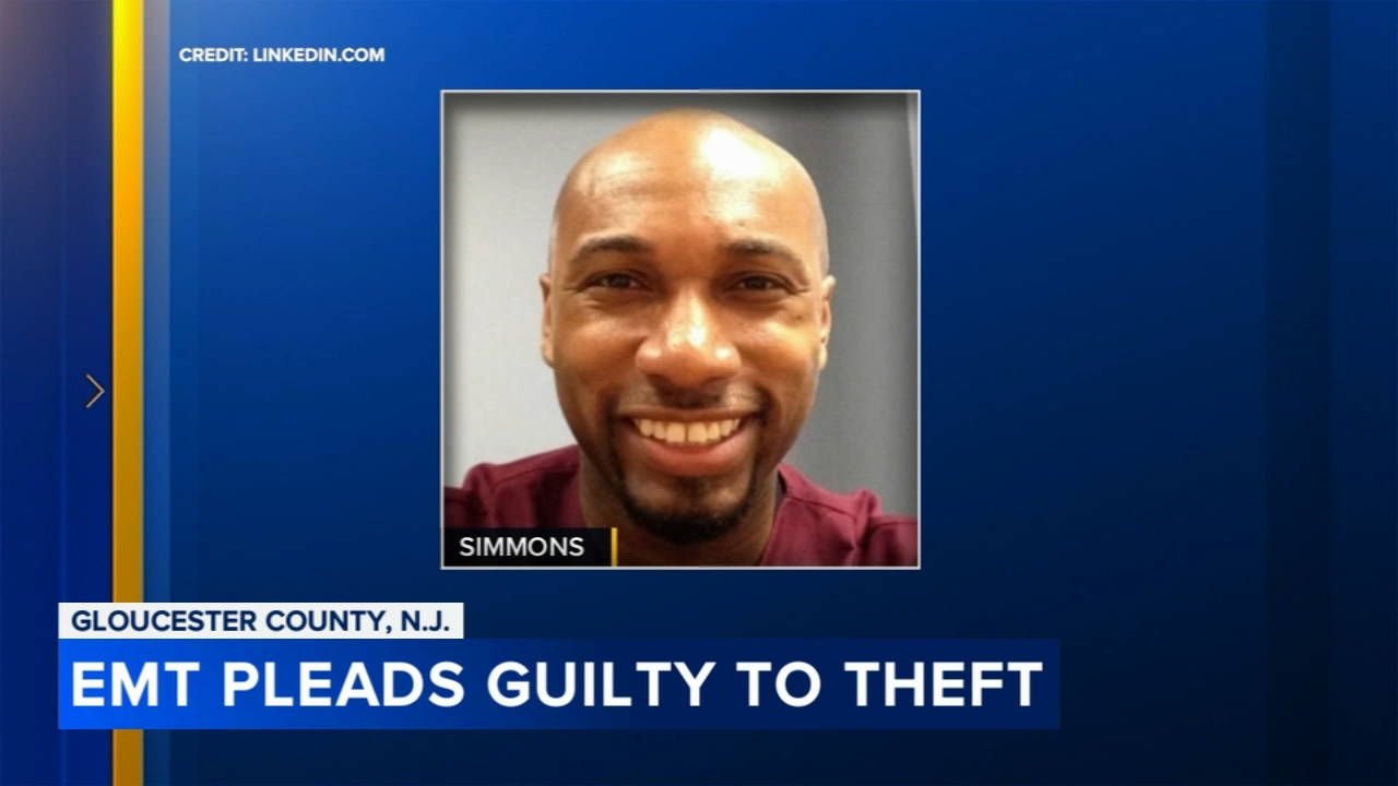 Former NJ EMT pleads guilty to stealing from patient