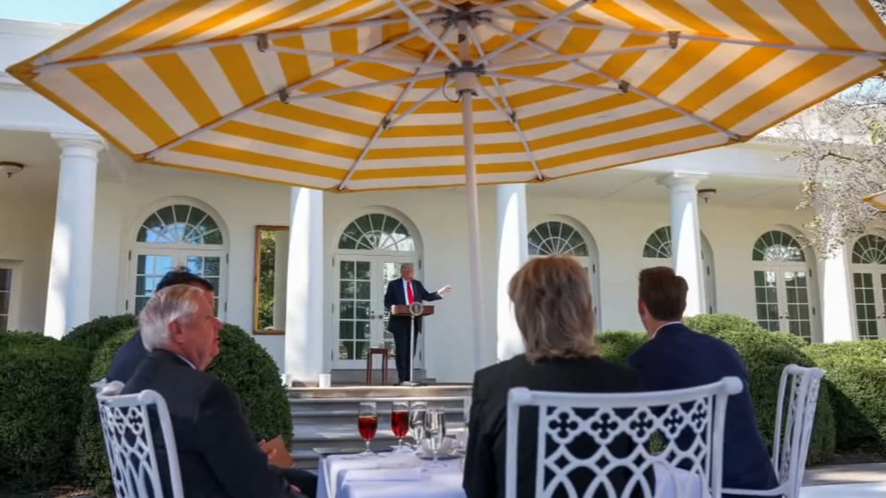 Trump hosts Senate Republicans at renovated White House as the shutdown drags