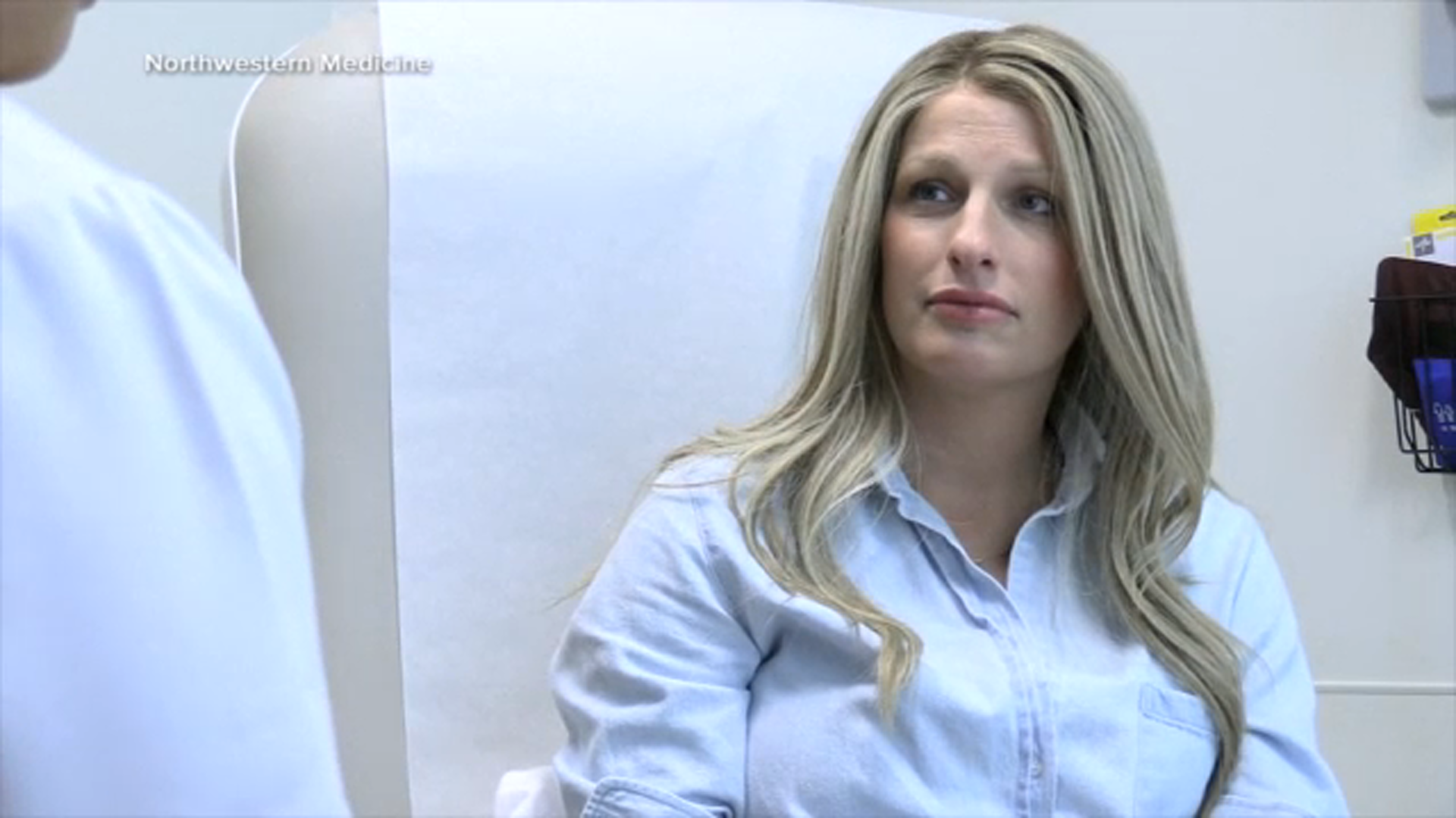 Stephanie Wysaski of Naperville delivered her daughter early at 34 weeks on Tuesday amid her battle with breast cancer.