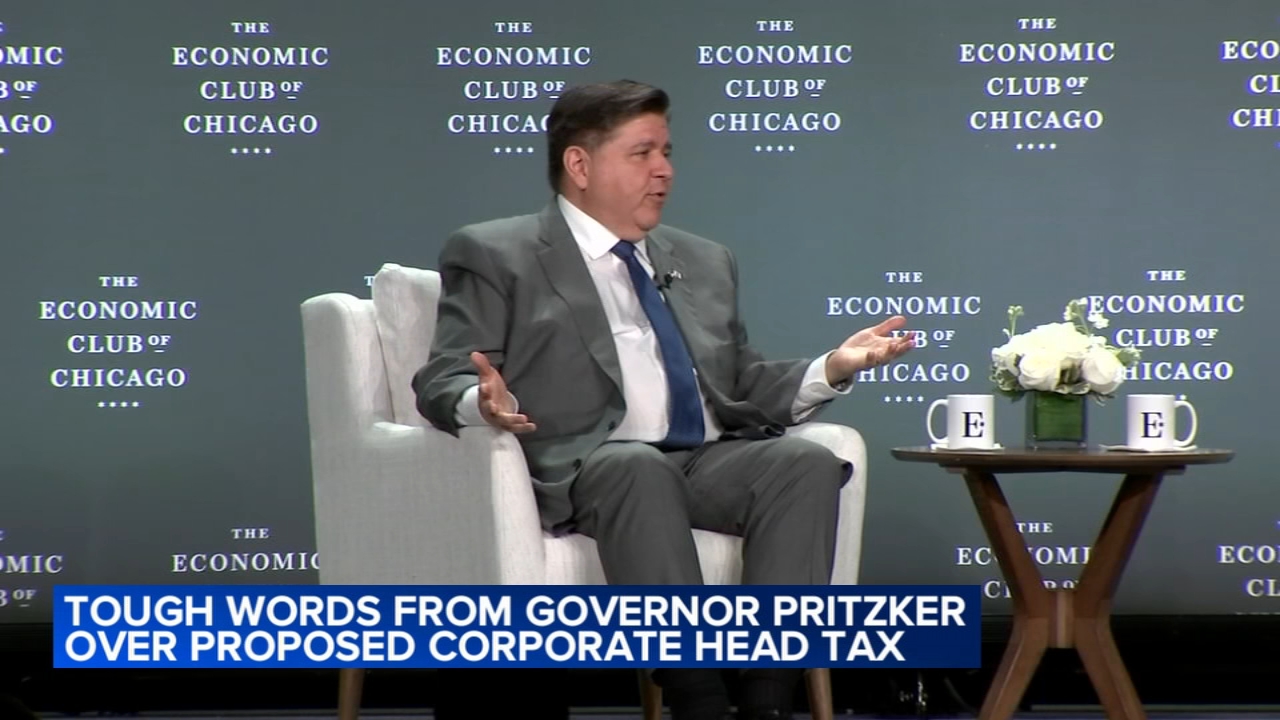 Pritzker opposes Johnson's proposed corporate head tax in Chicago