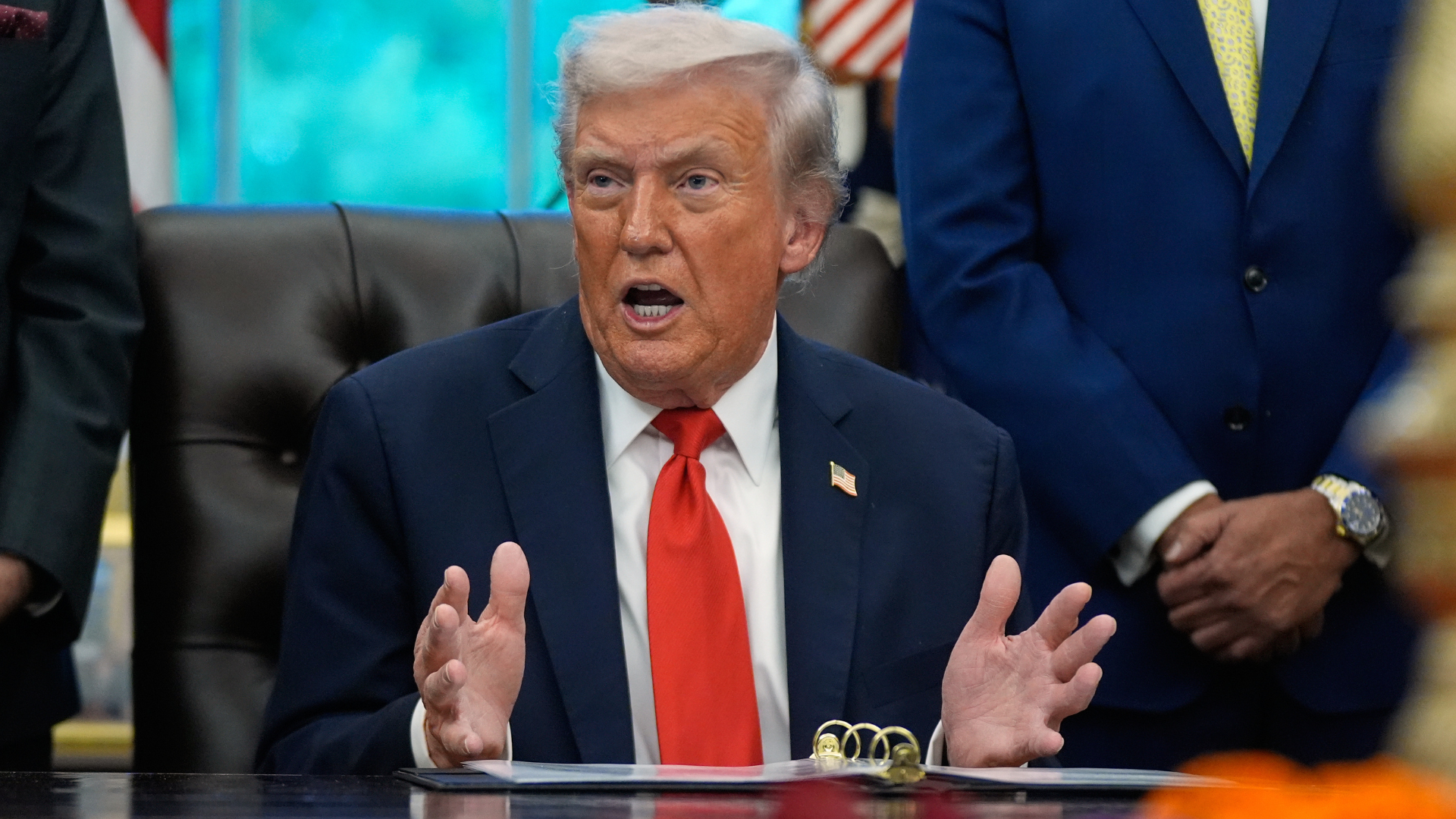 Top House Democrats launch investigation into Trump's $230 million Justice  Department settlement demand - ABC7 San Francisco