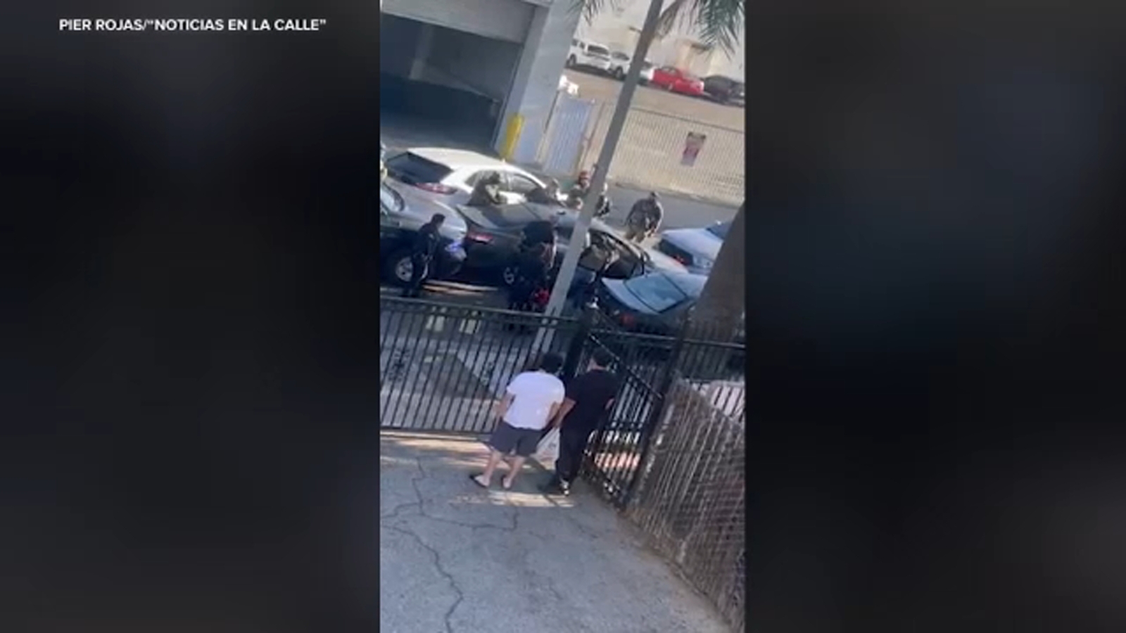Man shot by federal agents, US Marshal hit by ricochet bullet during operation in South LA
