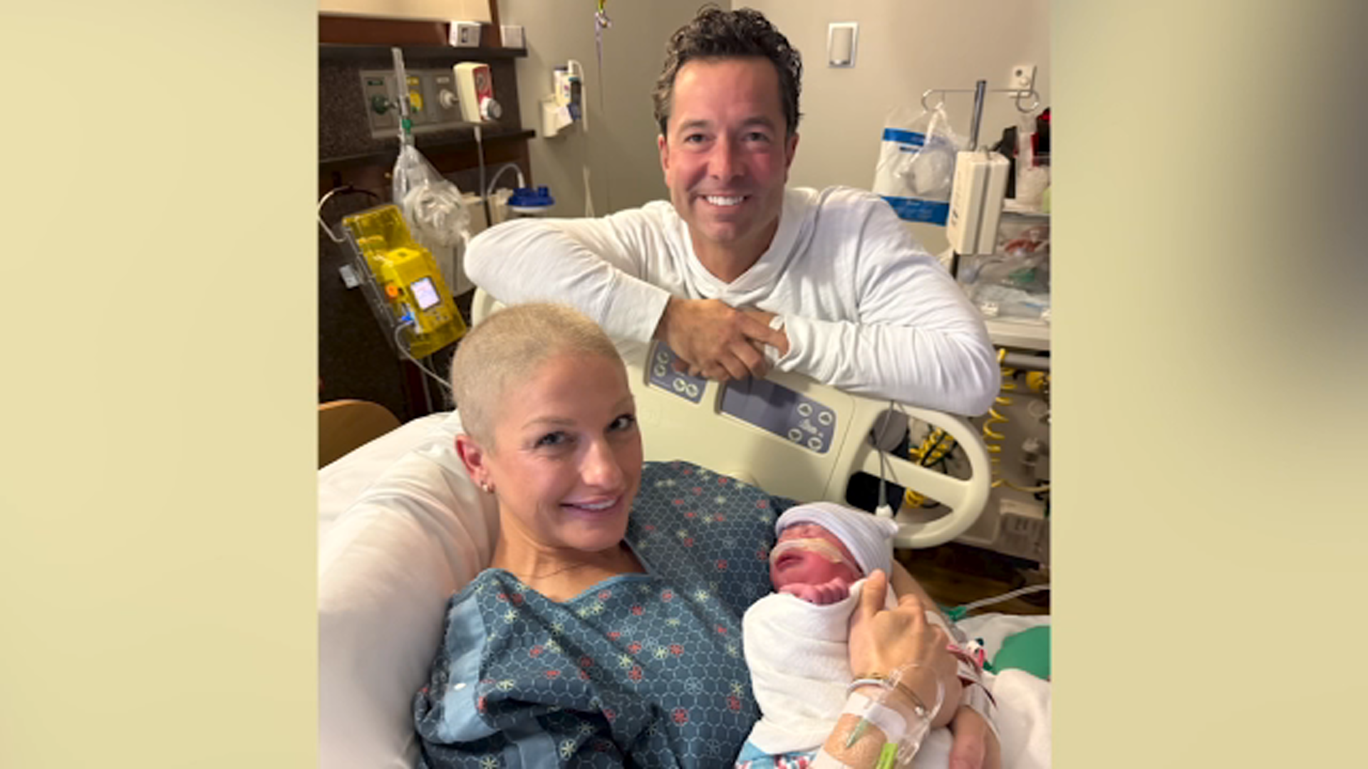 On Tuesday, Stephanie Wysaski delivered her baby girl early at 34 weeks.