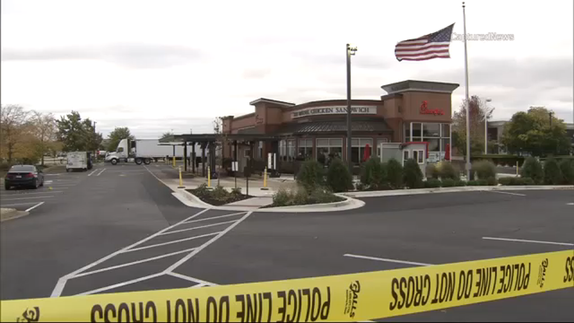 Oswego police are investigating an "disturbance" at a Chick-fil-A that left one person dead on Wednesday.