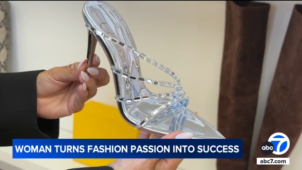 Former TV sports anchor turned shoe designer inspires others