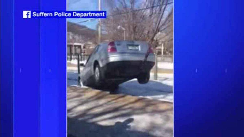 Elderly man drives onto train tracks in Suffren after becoming disoriented
