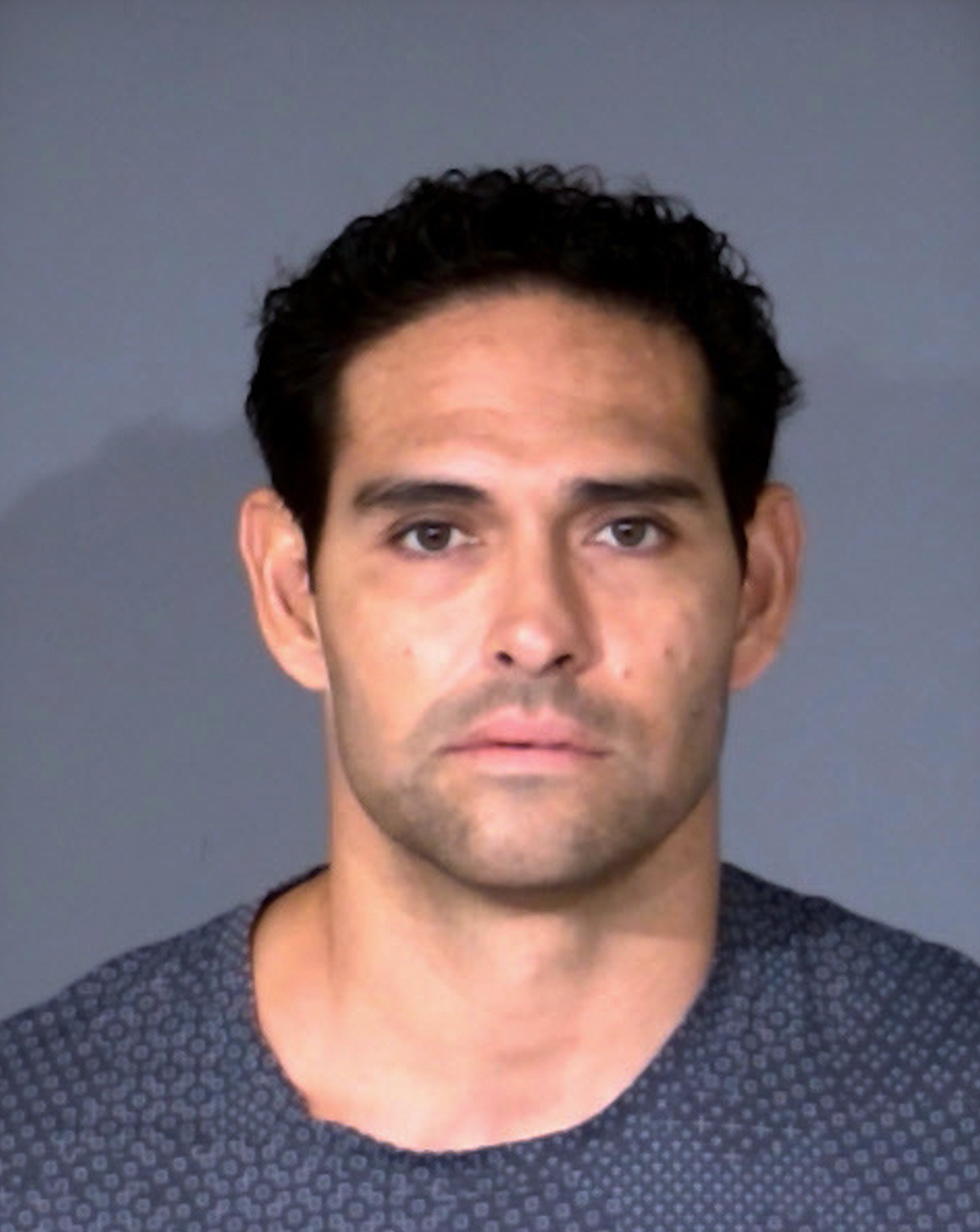 This undated image provided by the Indianapolis Metropolitan Police Department shows former NFL quarterback and sports analyst Mark Sanchez.