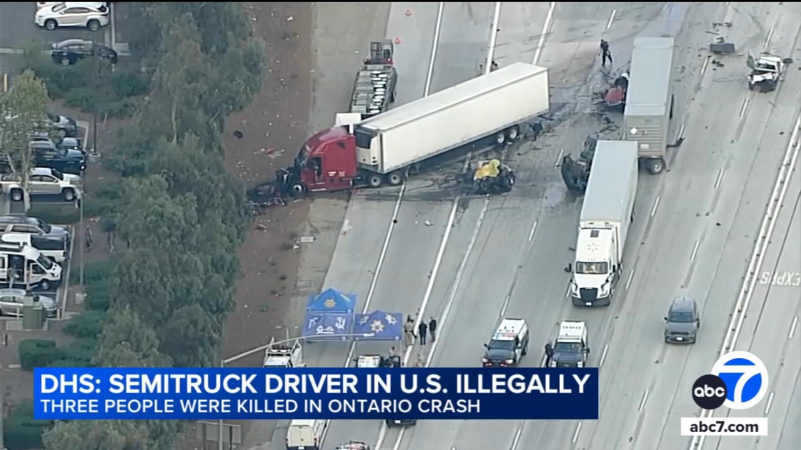 Semitruck driver Jashanpreet Singh charged in deadly 10 Freeway crash in Ontario