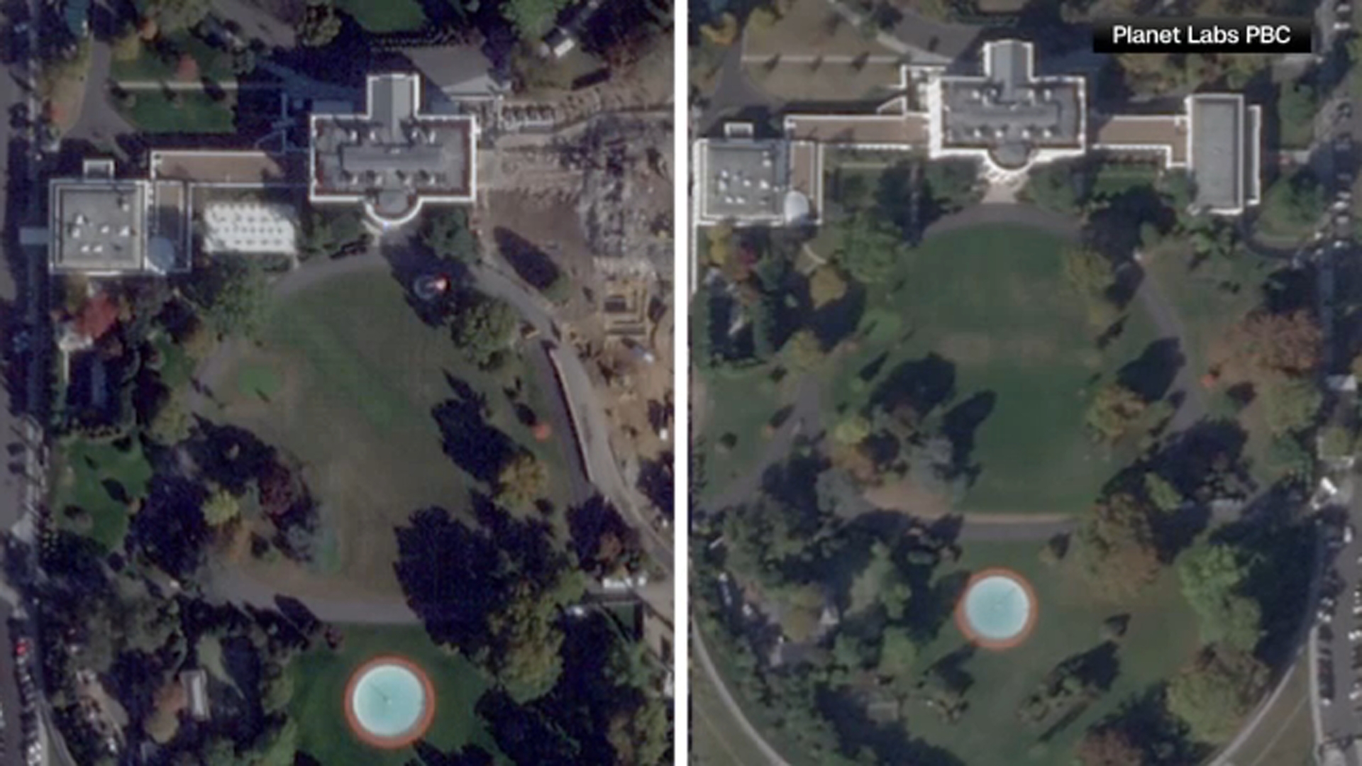 White House East Wing demolished, new images appear to show