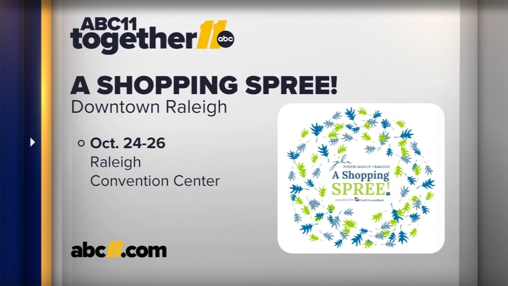 A Shopping SPREE! 2025 takes place Oct. 24-26 inside Raleigh Convention Center