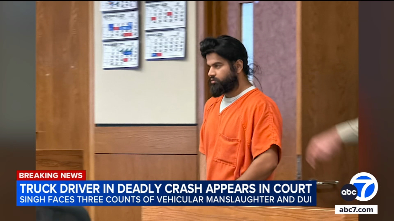 Truck driver pleads not guilty in deadly 10 Fwy crash in Ontario