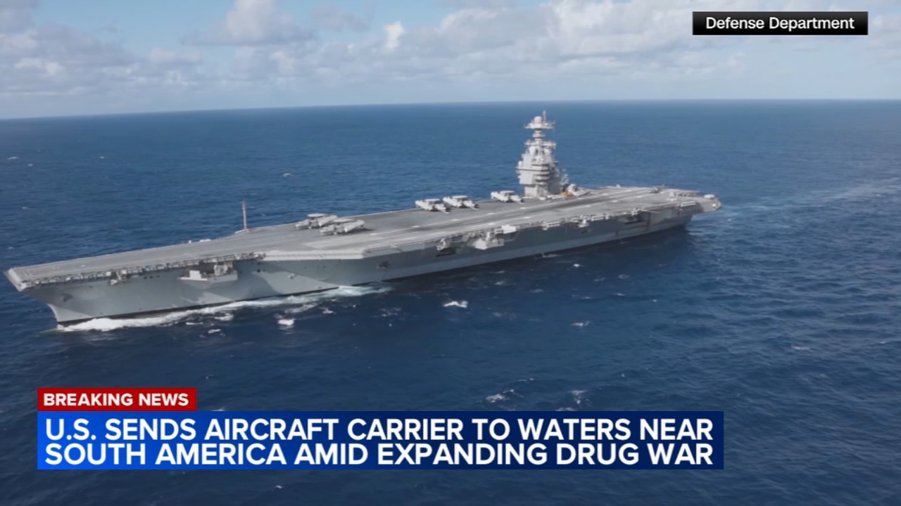 US sends aircraft to waters near Central and South America