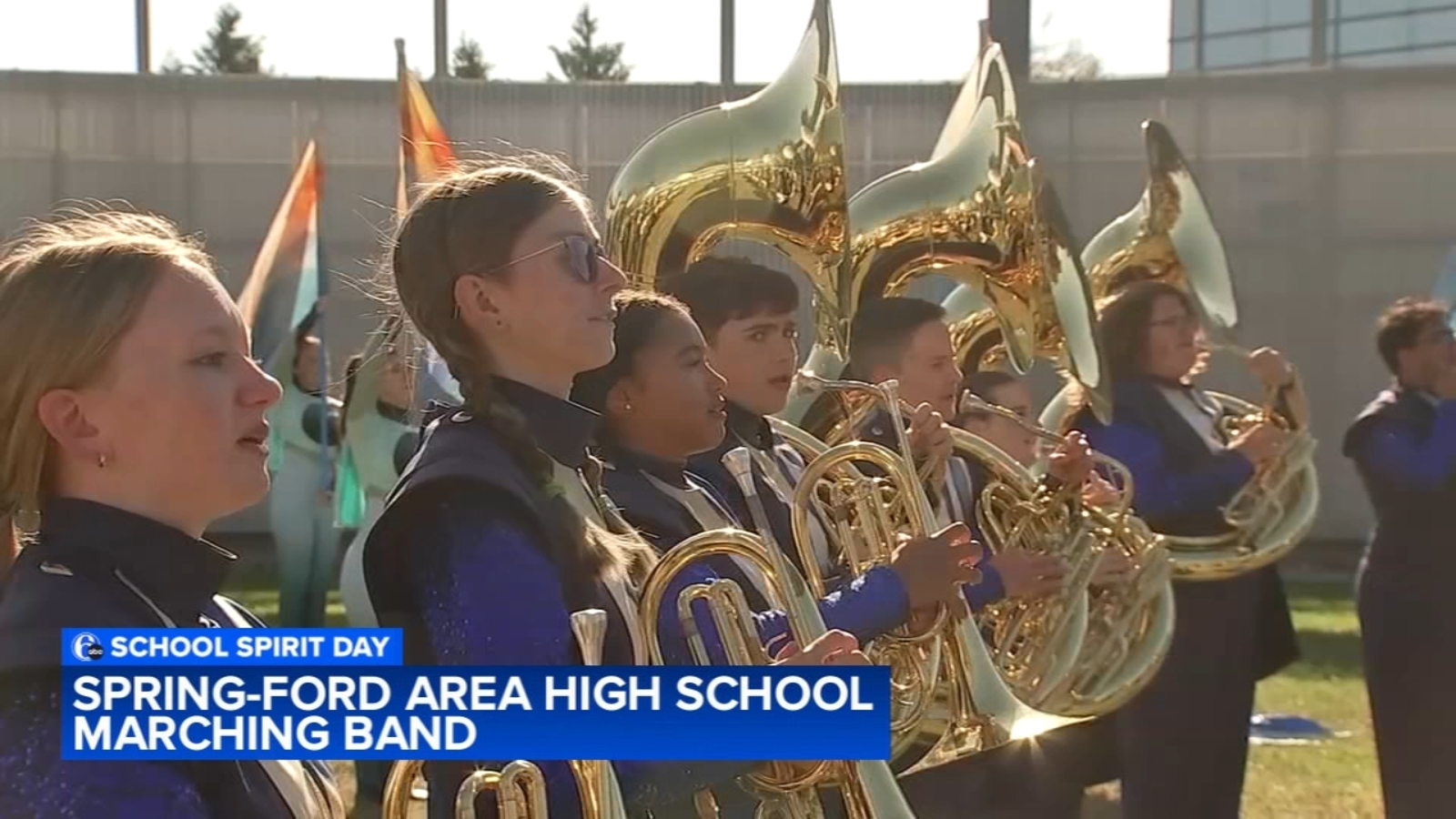 Spring-Ford Area High School students strike up the band